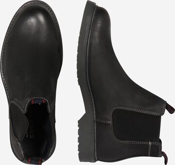 JACK & JONES Chelsea boots 'Leyton' in Zwart