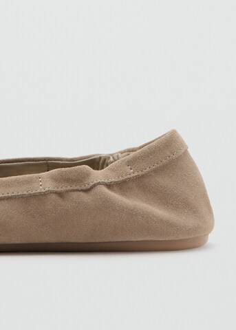 MANGO Mokassin 'Dancing' in Beige