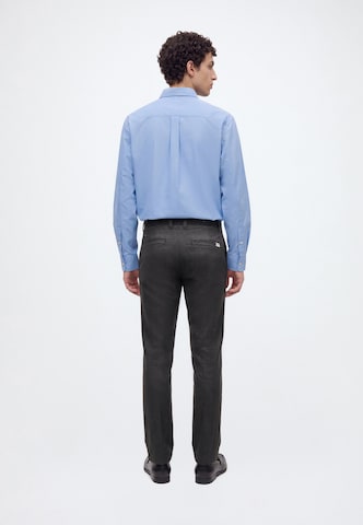 KnowledgeCotton Apparel Štandardný strih Chino nohavice 'Chuck' - Sivá