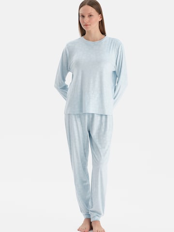 Dagi Пижама в Синий: спереди