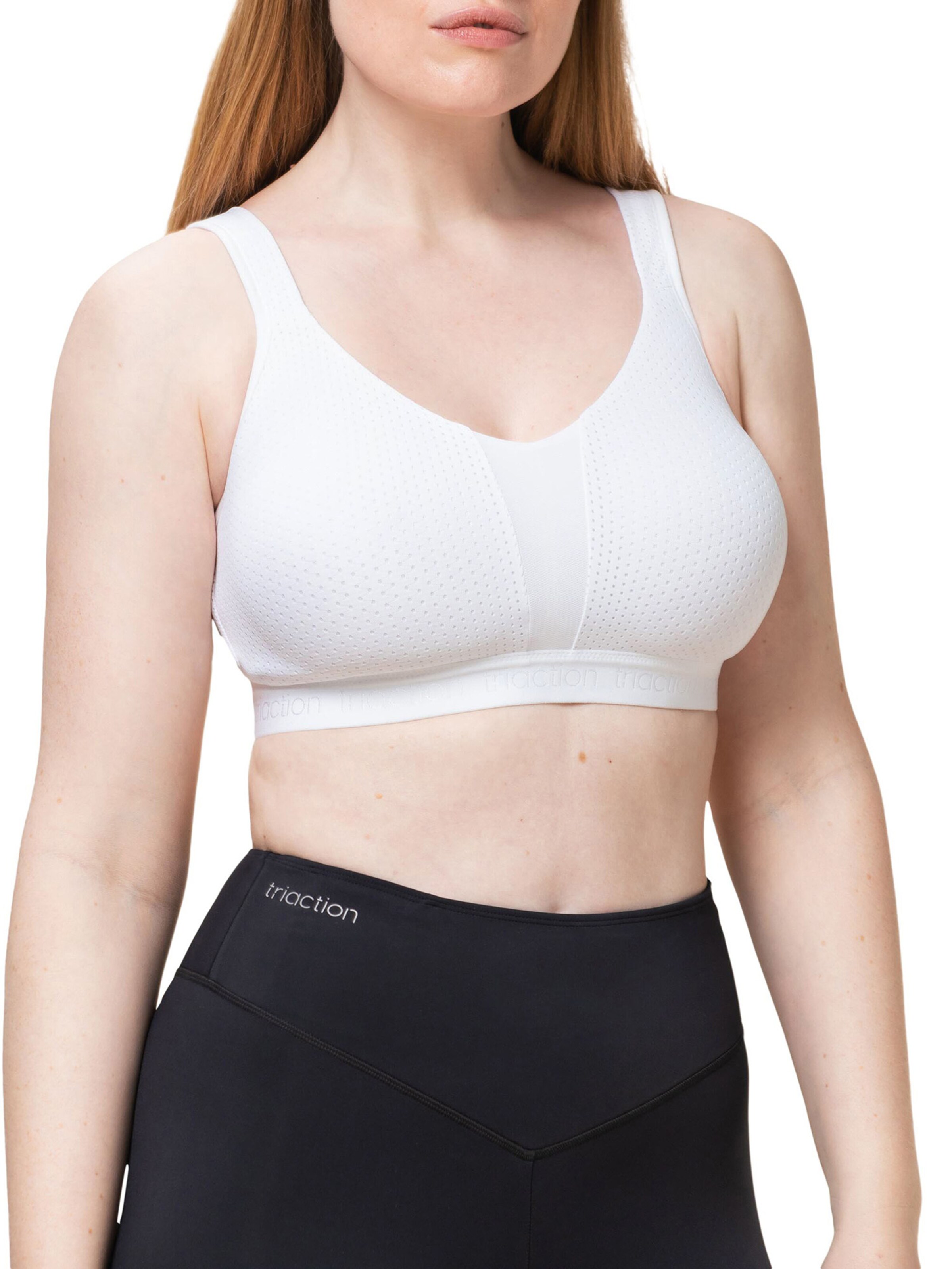 Bustier Soutien-gorge de sport ' Triaction Energy Lite ' TRIUMPH en blanc : devant