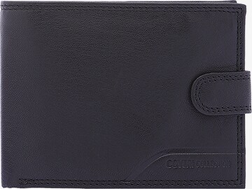 Portamonete di Coveri Collection in nero: frontale