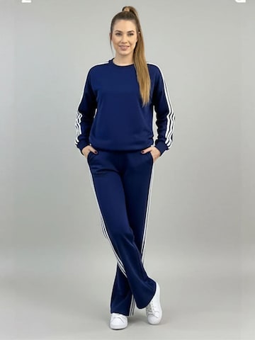 Lady Bersan Leisure suit 'Zweiteiliges Set' in Blue