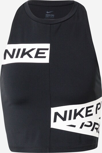 fekete / fehér NIKE Sport top 'TROMPE', Termék nézet