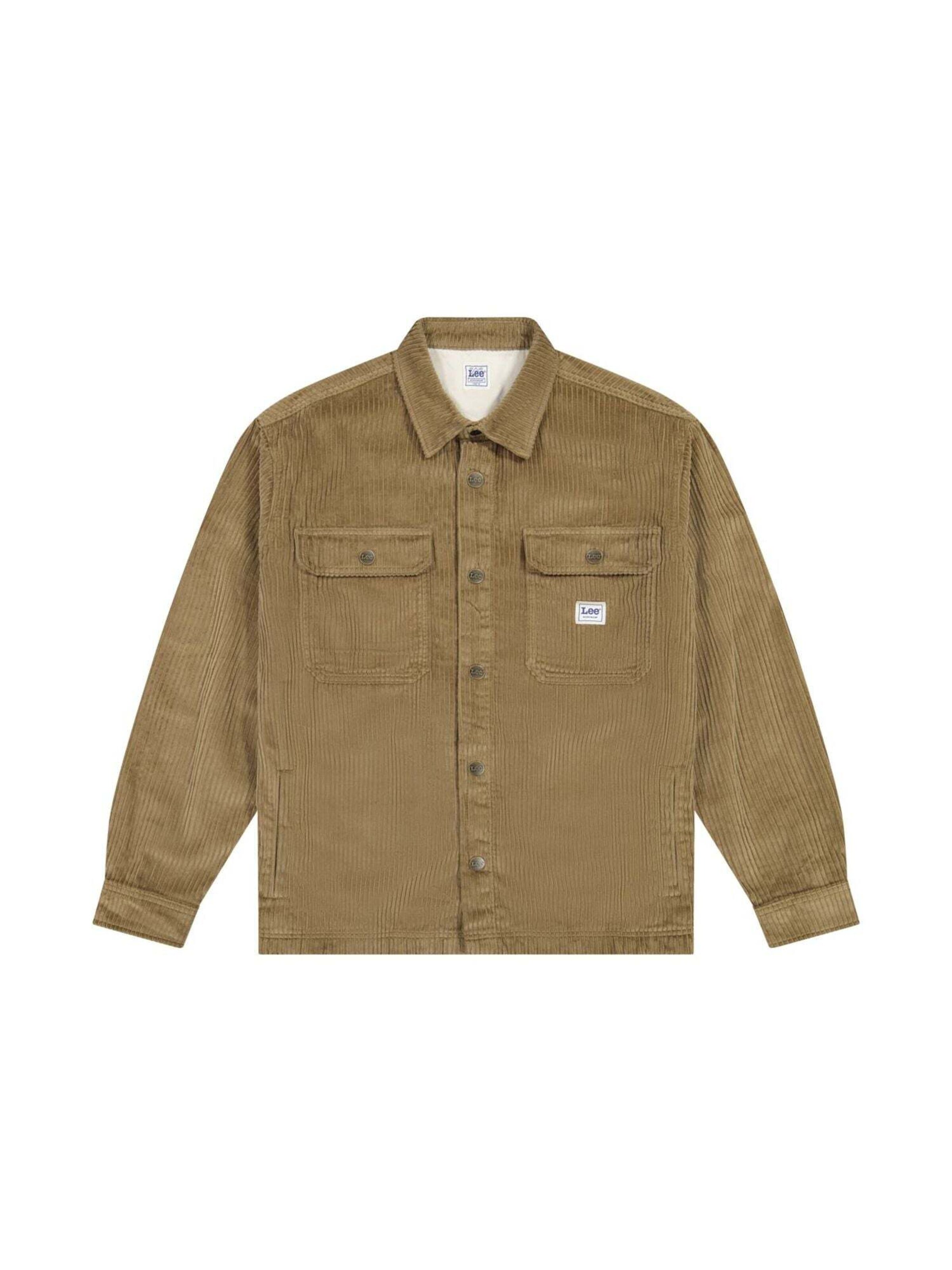 Lee Comfort fit Button Up Shirt 'Workwear Overshirt' in Brown