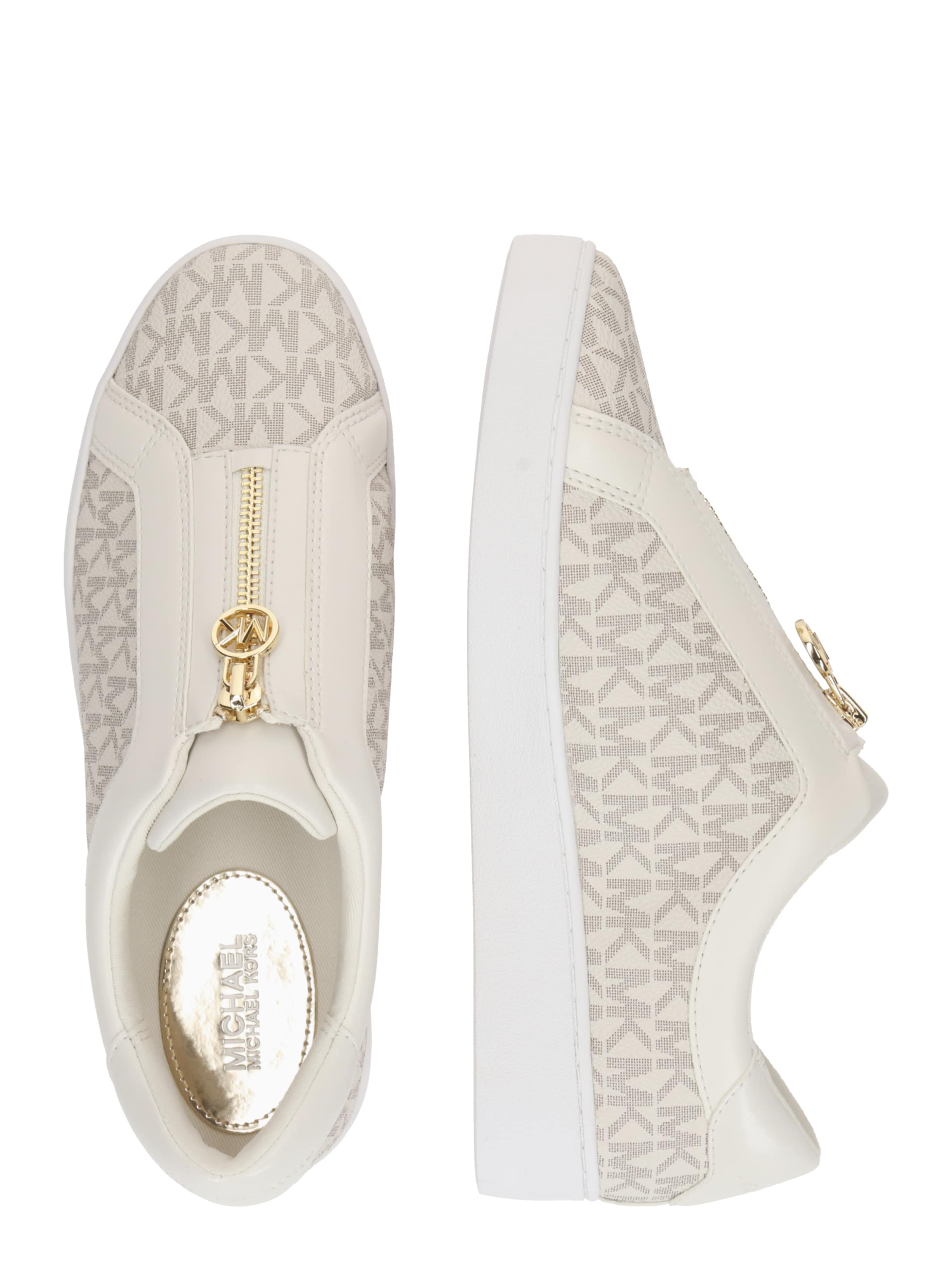MICHAEL Michael Kors Slip-Ons 'KEATON ' in Beige