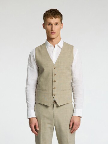 SELECTED HOMME Jakkesætsvest i beige: forside