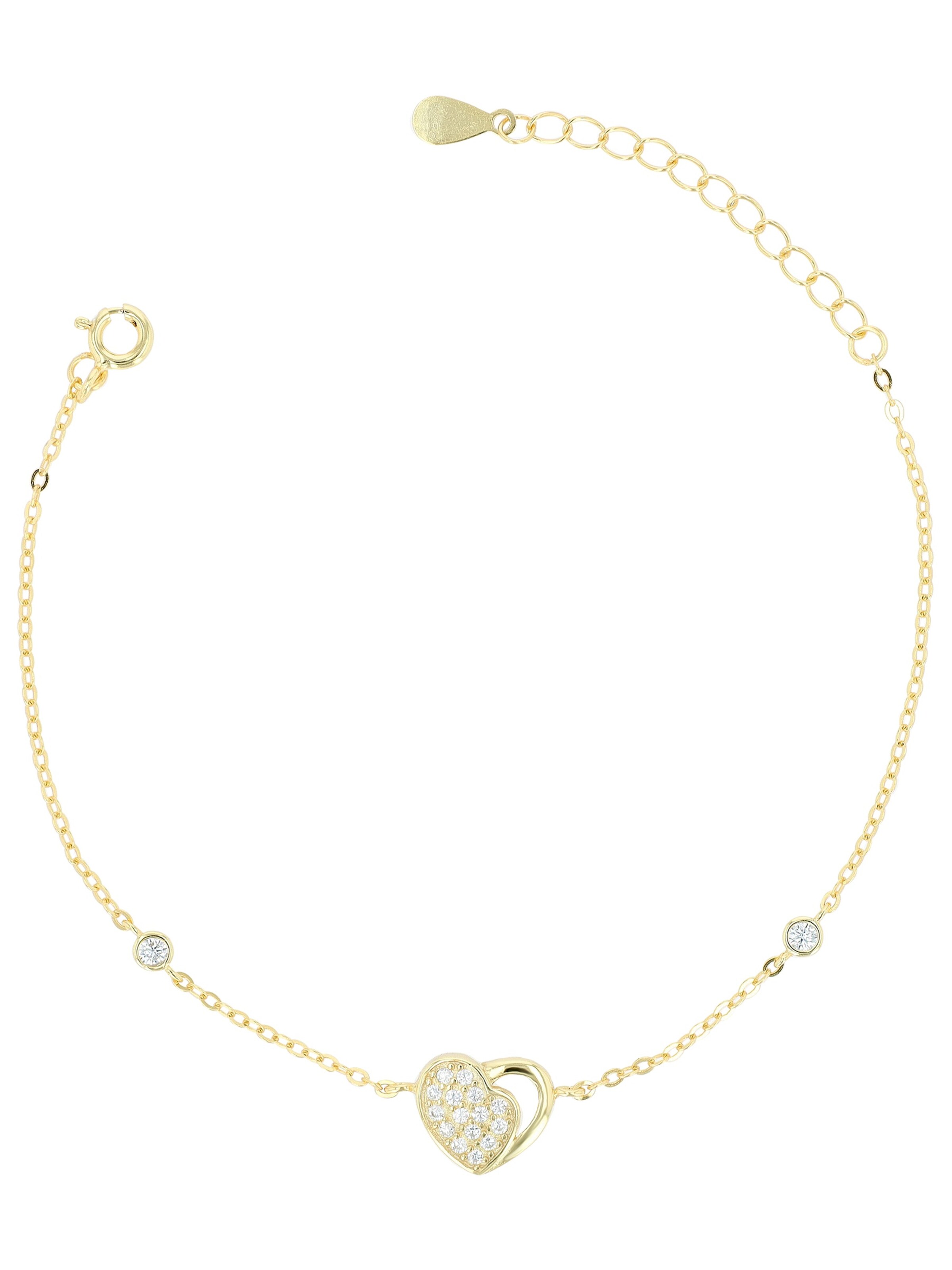 Akzent Armband 'Naima'‌‌‌‌‌ in Gold: Vorderseite