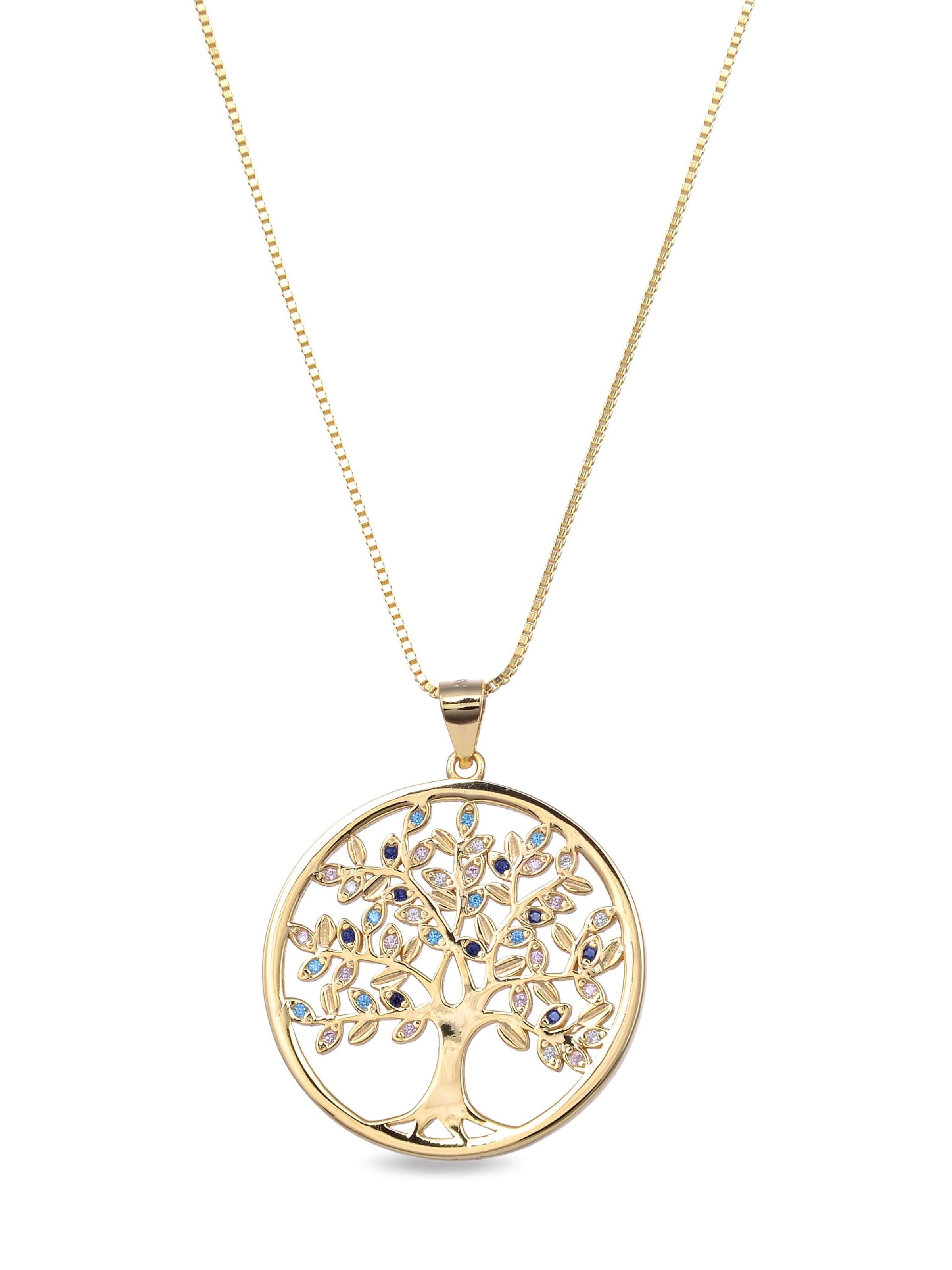 Luxenter Halsband 'Apriu' i guld: framsida