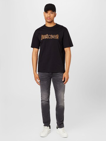 Just Cavalli T-shirt i svart