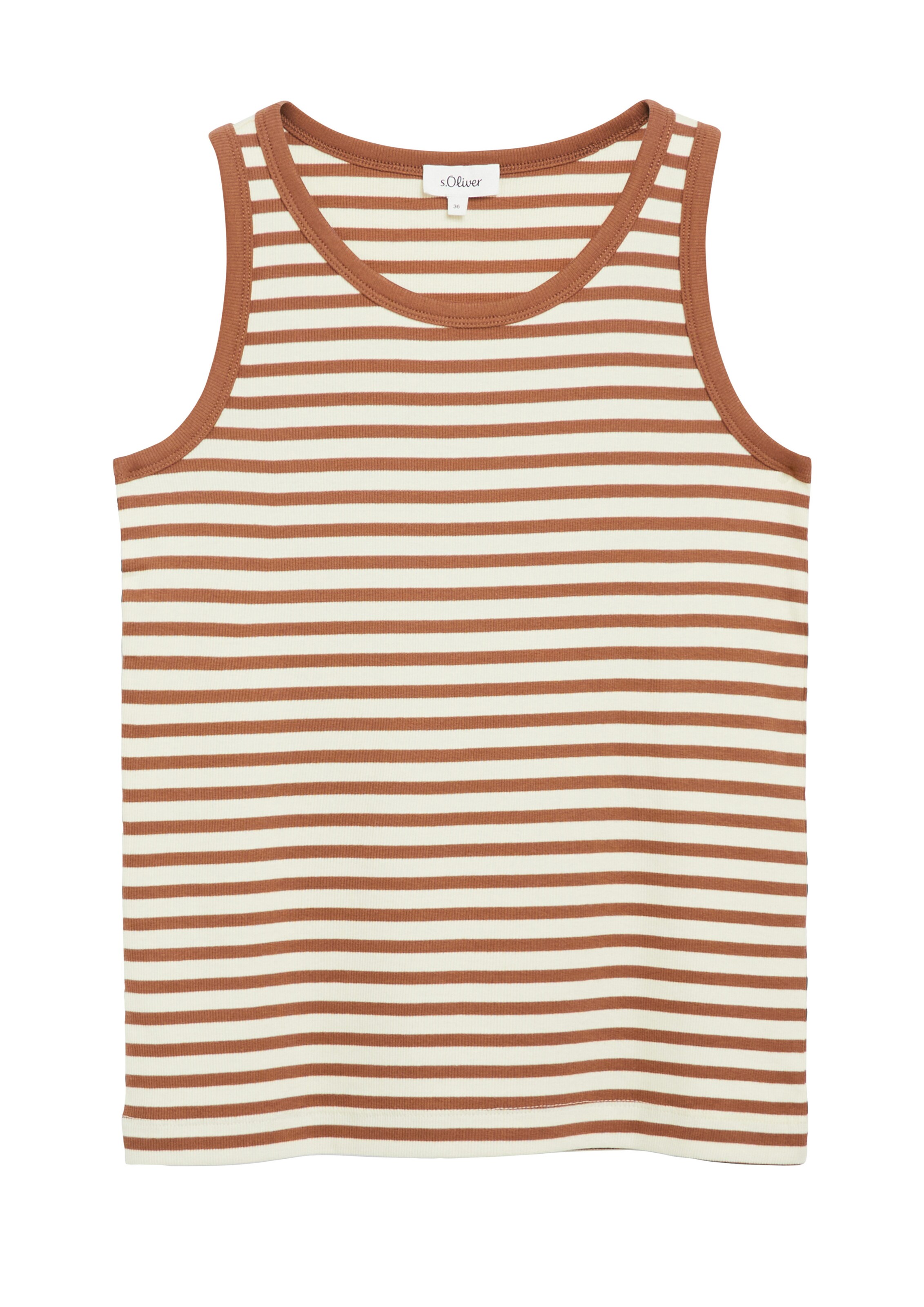 s.Oliver Top in Bruin: voorkant