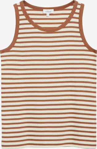 s.Oliver Top in Bruin: voorkant