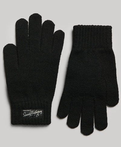 Superdry Gants en noir, Vue avec produit