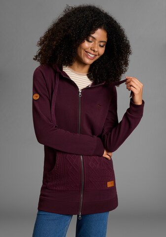KangaROOS Zip-Up Hoodie in Purple