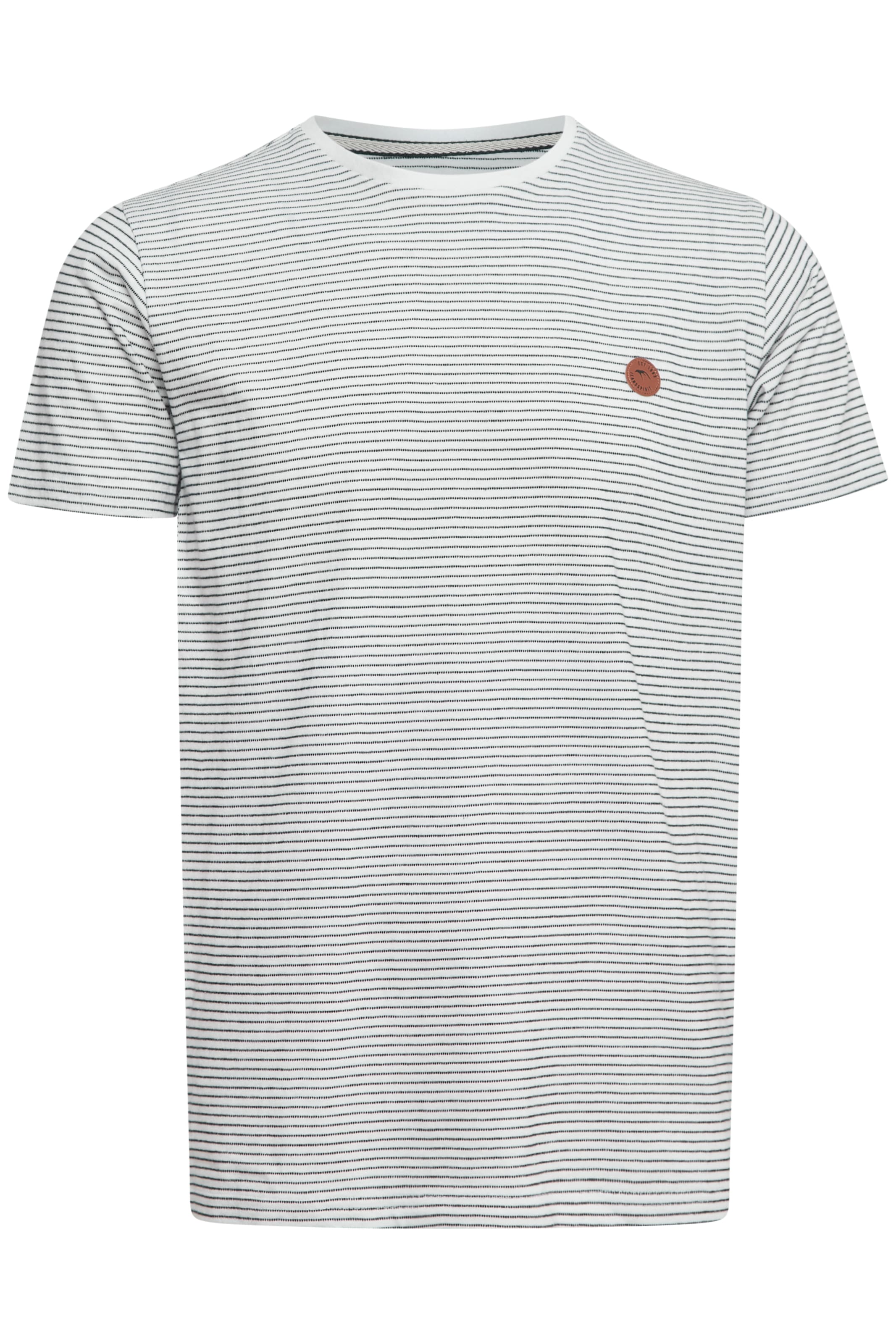 INDICODE JEANS T-Shirt 'Lupko' in Weiß: Vorderseite