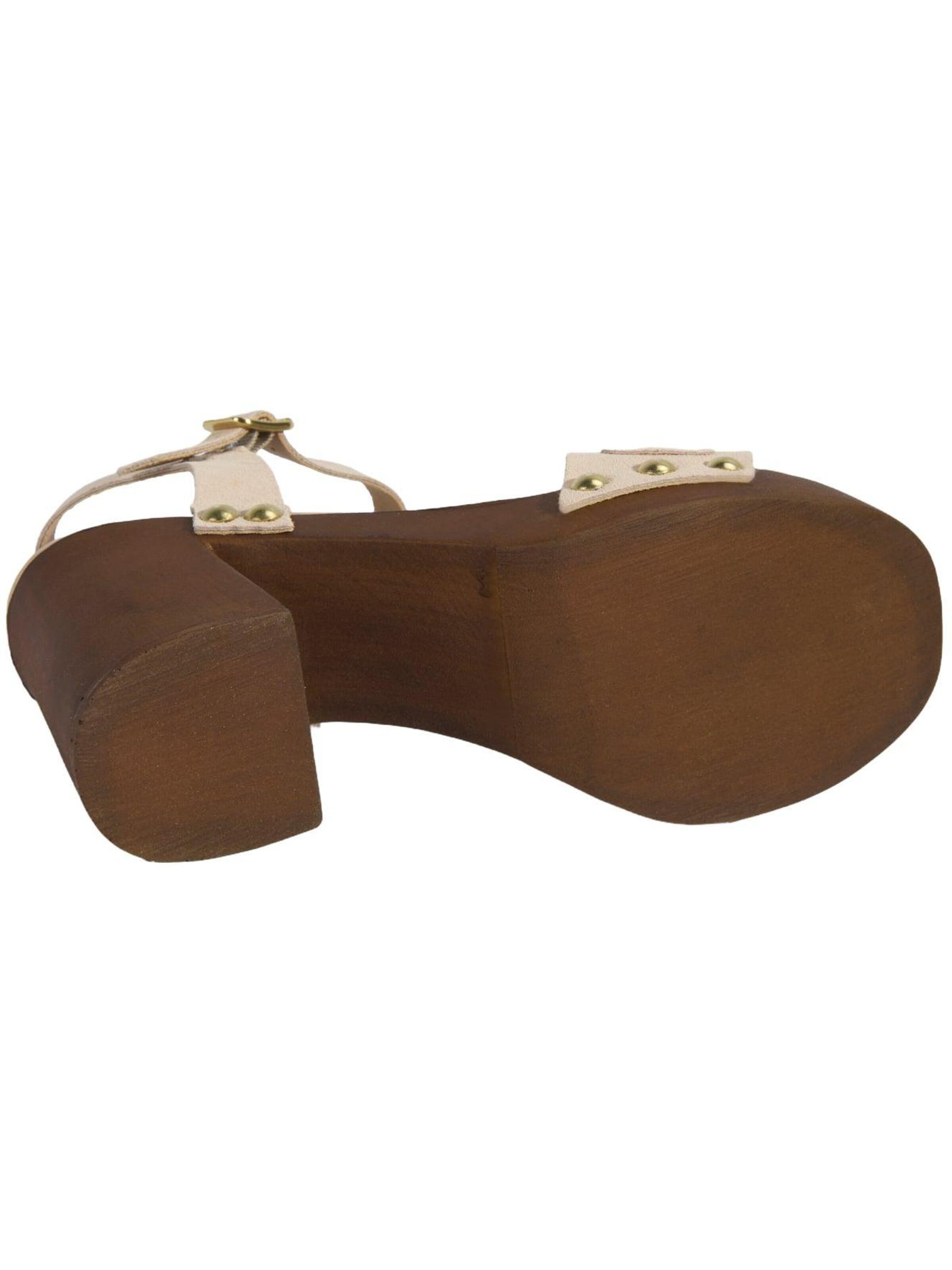 Desa Sandal 'Plateau-Sandalen' in Beige