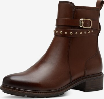 TAMARIS Ankle Boots in Brown: front