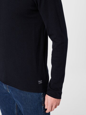 JACK & JONES Sweter w kolorze czarny