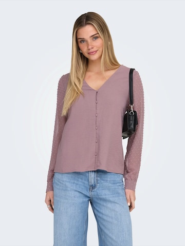 ONLY Blúz 'ONLRHODES METTE' - lila: elől