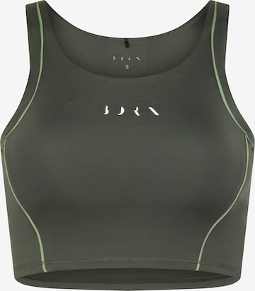 Born Living Yoga Sporttop 'Indra' in Groen: voorkant
