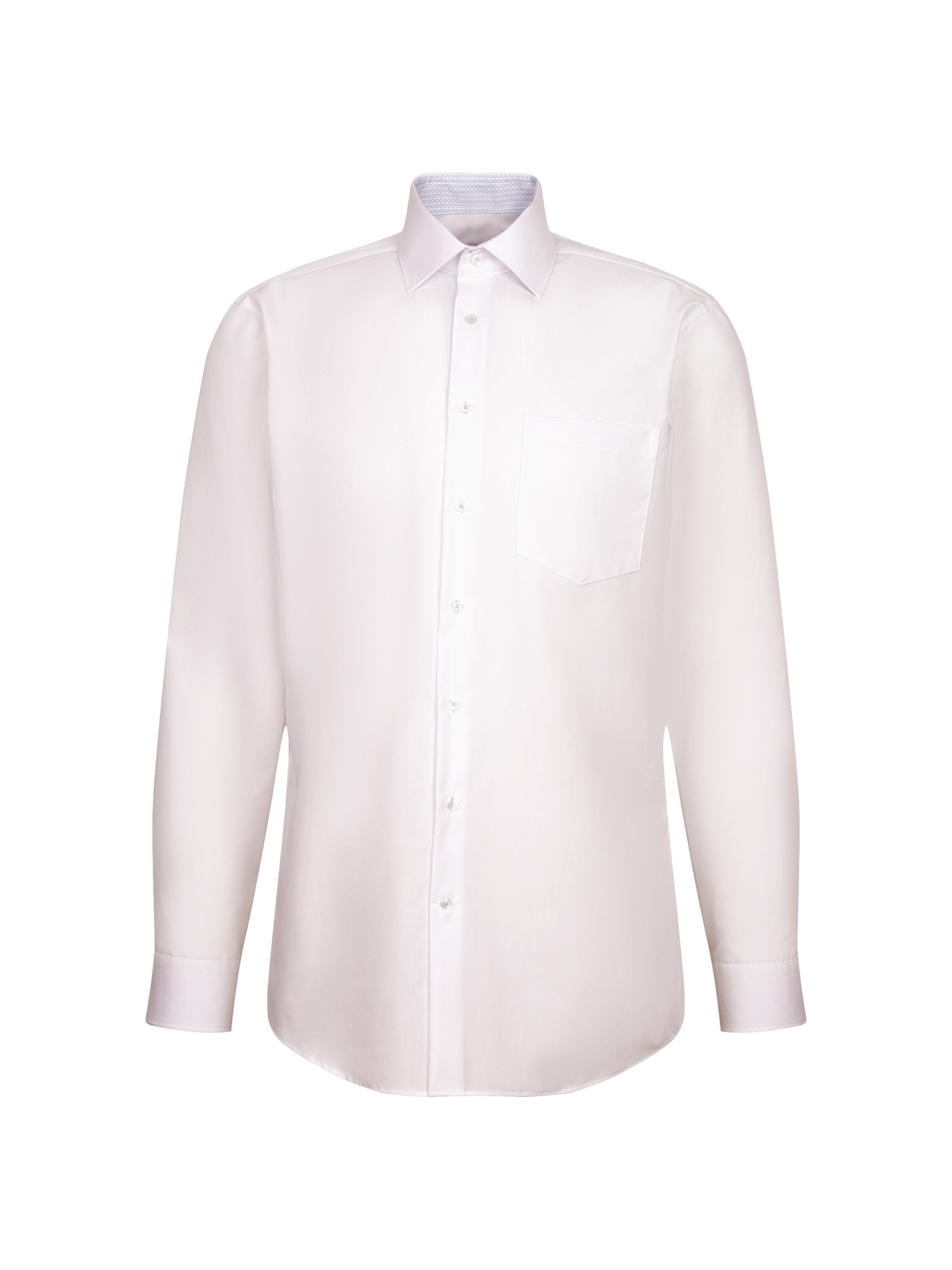 Coupe regular Chemise business 'Smart Essentials' SEIDENSTICKER en blanc : devant