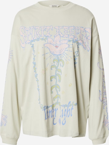 Monki Majica | zelena barva: sprednja stran