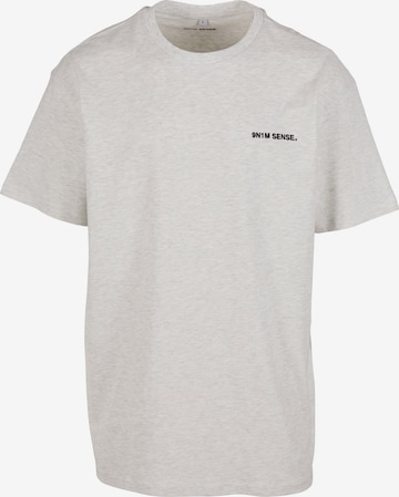 T-Shirt 'Essentials' 9N1M SENSE en gris : devant