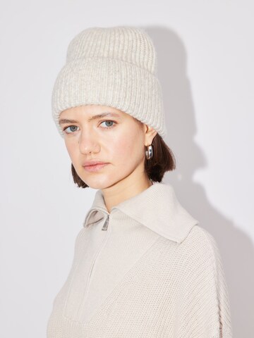 Bonnet 'Emely' LeGer by Lena Gercke en beige : devant