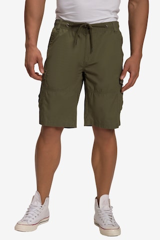JP1880 Loose fit Cargo Pants in Green: front
