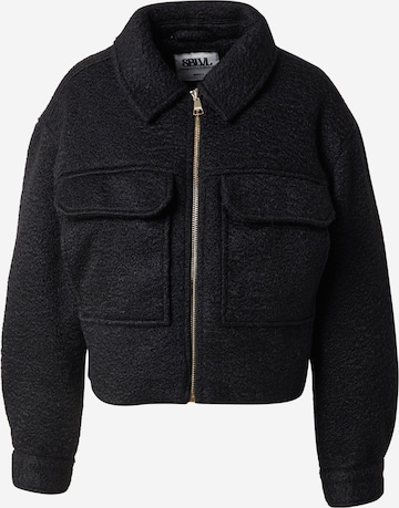 Sublevel Välikausitakki värissä musta: etupuoli