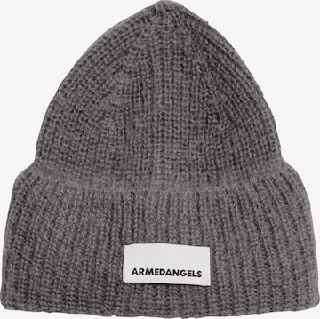 ARMEDANGELS Mütze SNOWAA in Grau: Vorderseite