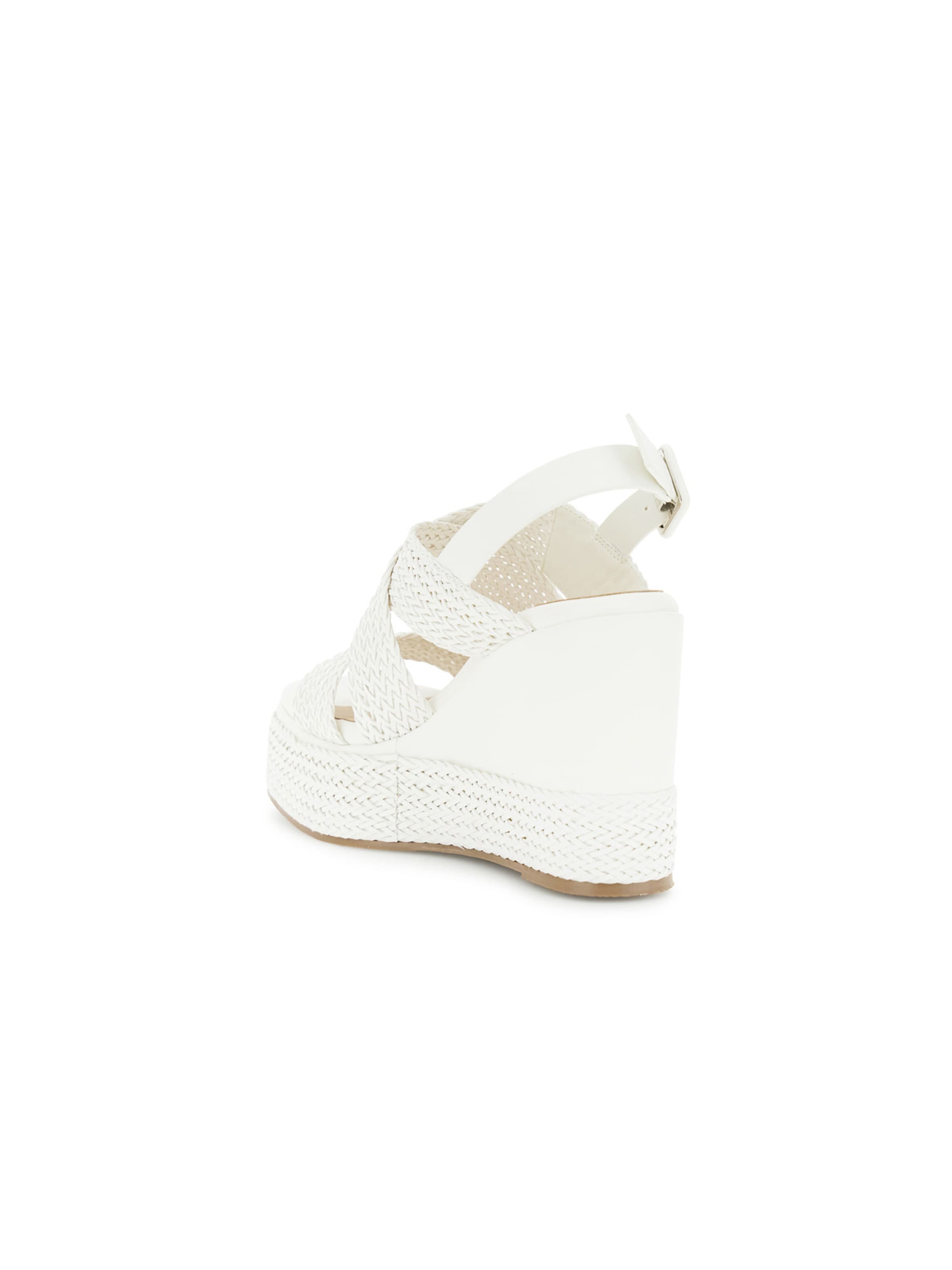 CAFè NOIR Sandalen met riem in Wit