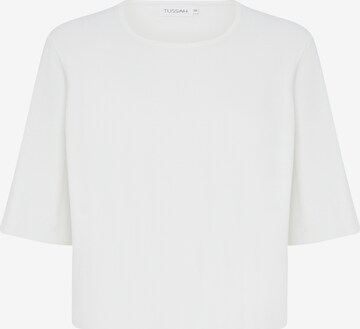 Tussah Shirt 'Tiana' in Beige: voorkant