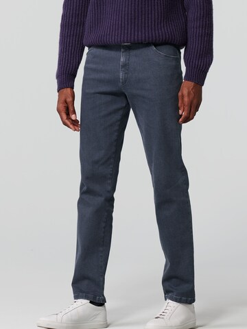 MEYER Regular Chino Pants in Grey: front