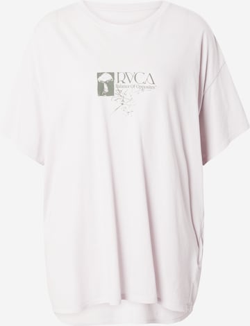 RVCA - Camiseta talla grande en gris: frente