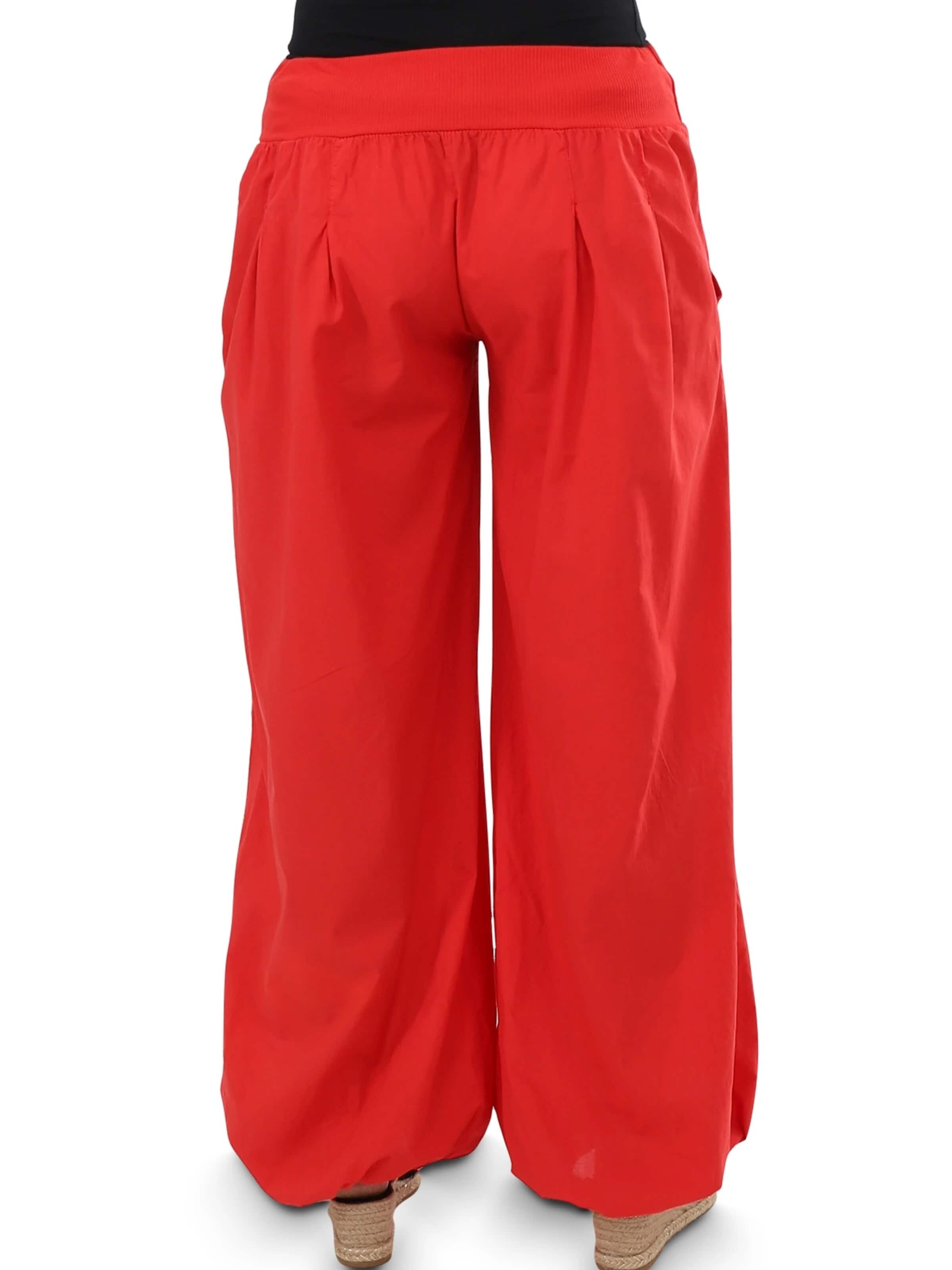malito more than fashion Loose fit Harem Pants in Red
