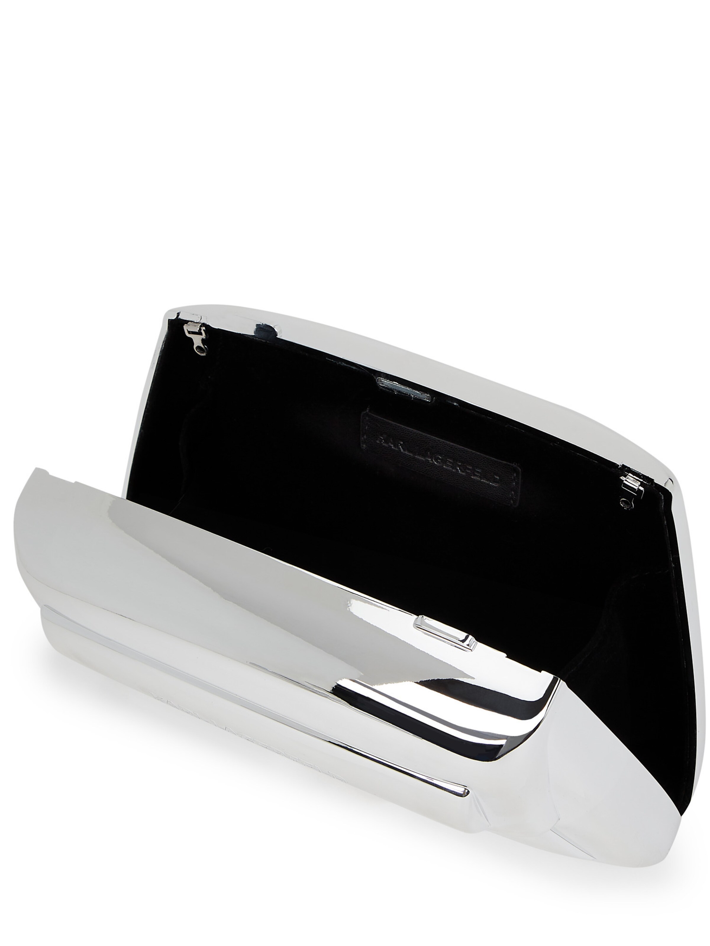Pochette 'Ikon' Karl Lagerfeld en argent
