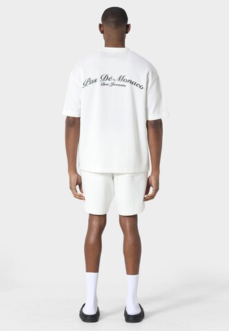 T-Shirt 'Crest' Pas De Monaco en blanc