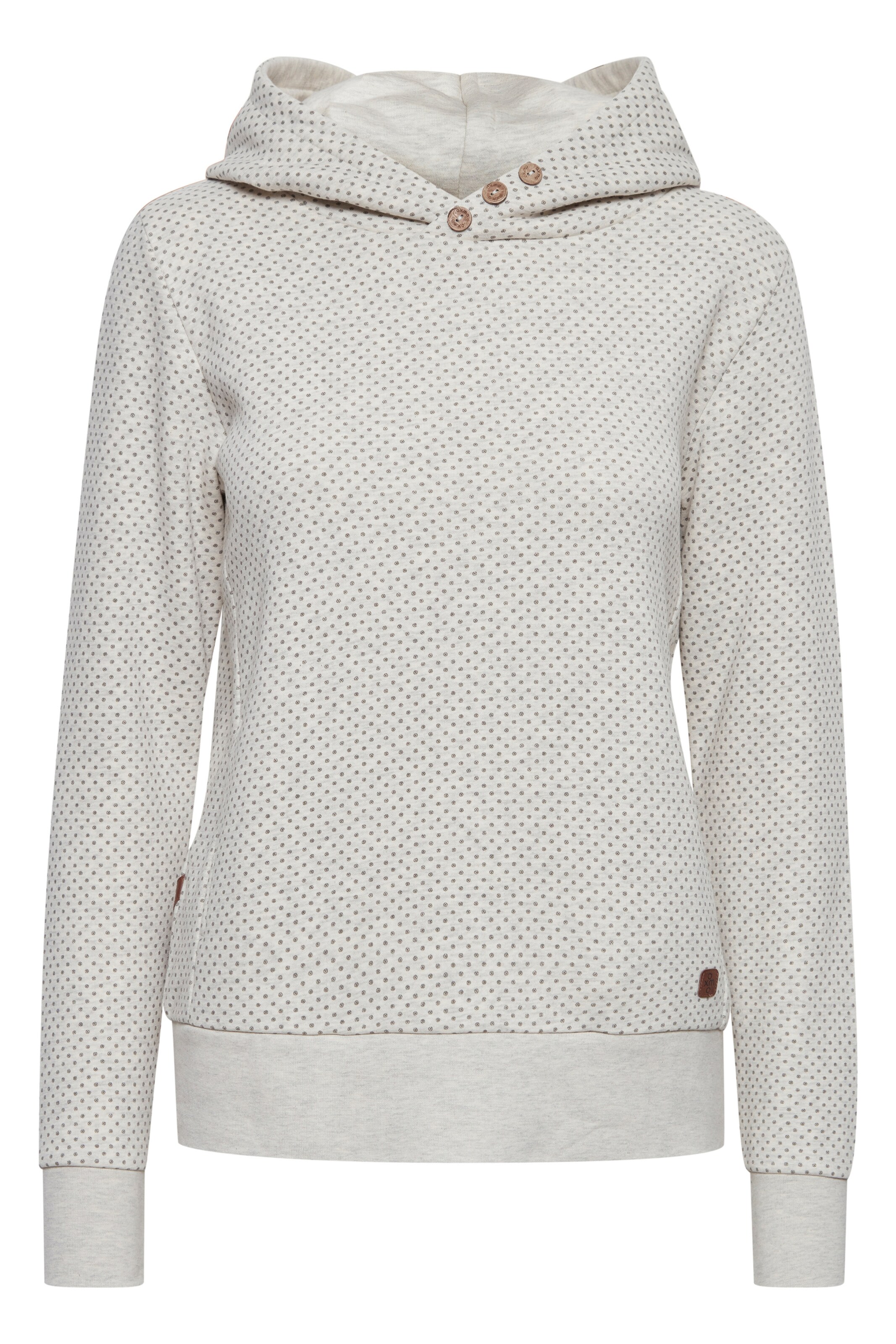 Sweat-shirt 'Vera' Oxmo en blanc : devant