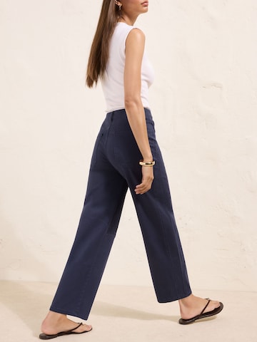 Friends Like These Barrel Trousers in Blue