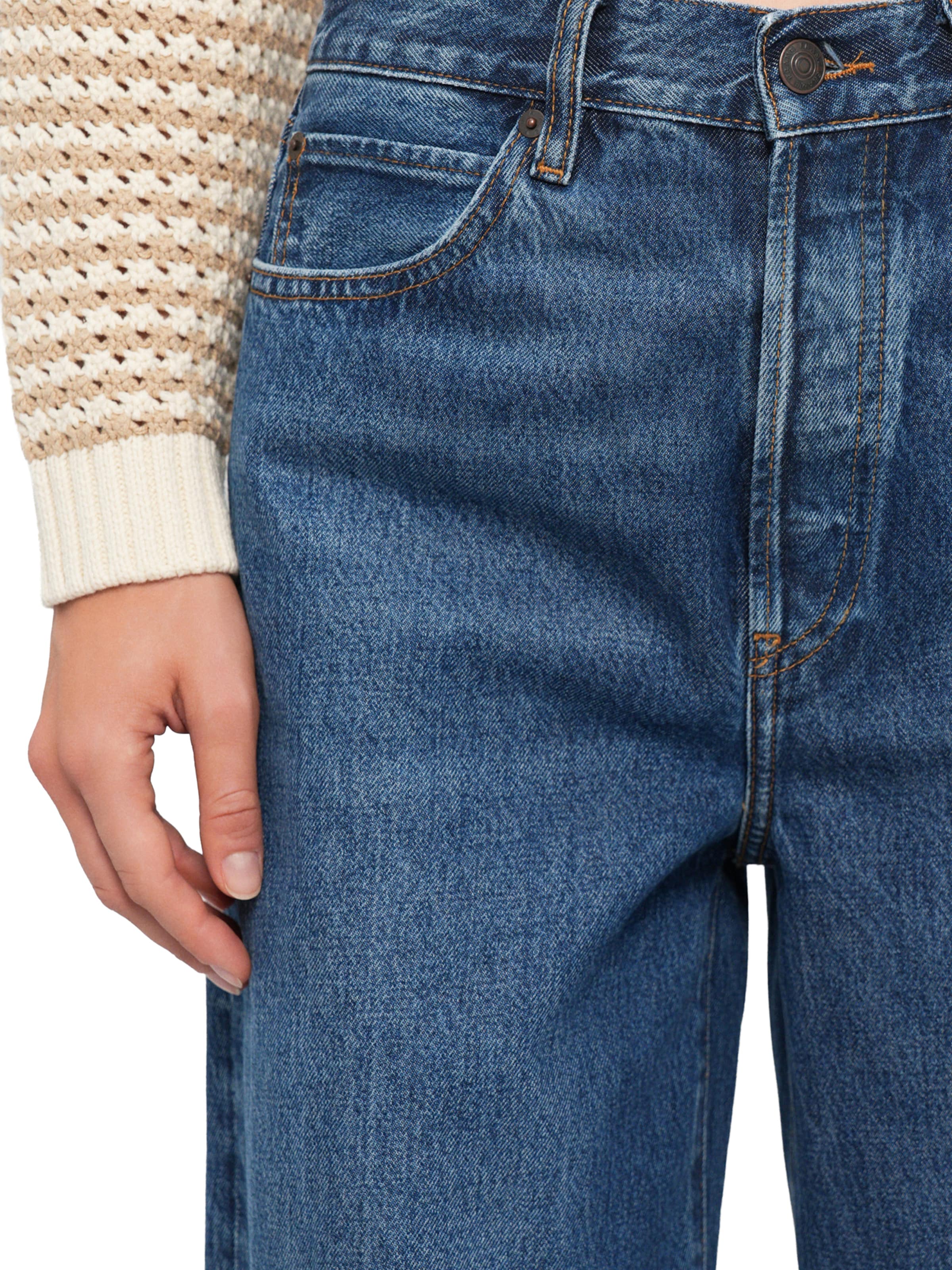 FRAME Широкий Джинсы 'THE COLLEGIATE' в Синий