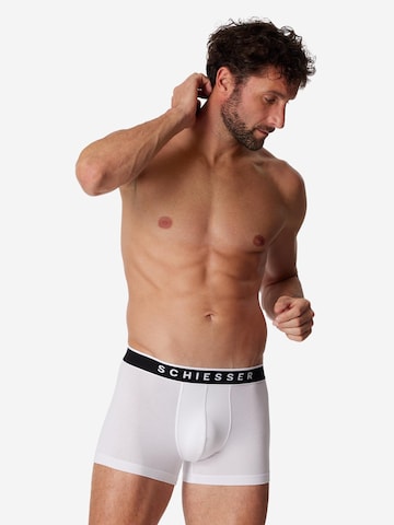 SCHIESSER Boxershorts '95/5 Organic Cotton' in Wit