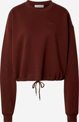 LeGer by Lena Gercke Sweatshirt 'Rosa' in Bruin: voorkant