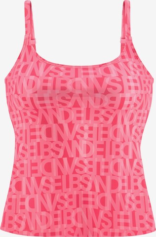 Elbsand Tankini Top in Pink: front