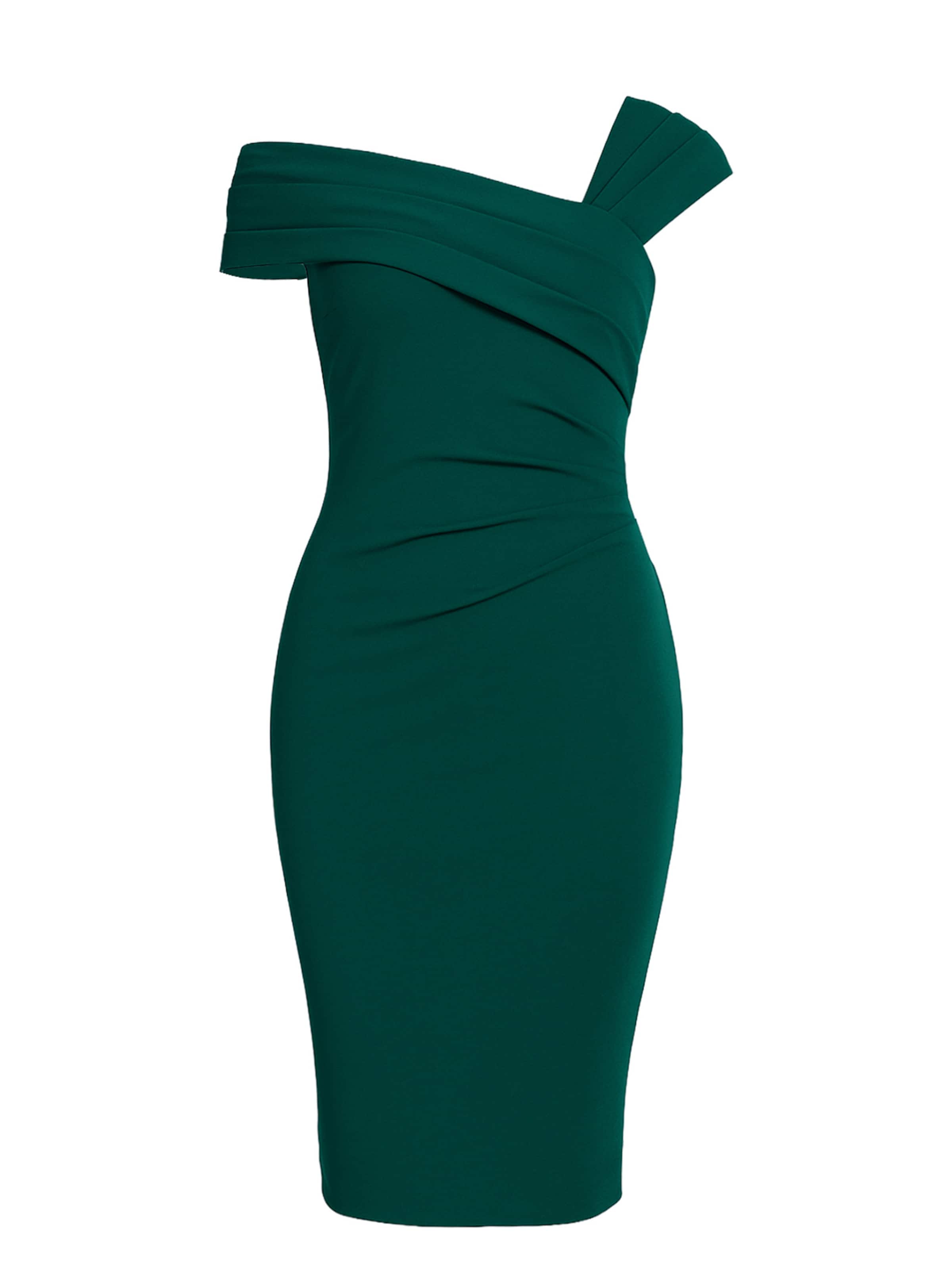 GODDIVA Jurk in de kleur Donkergroen, Productweergave