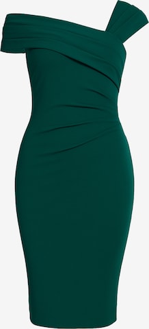 GODDIVA Jurk in Groen: voorkant