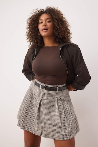 Trendyol Curve Hosenrock in Grau