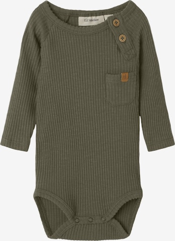 Barboteuse / body Lil'Atelier en vert : devant