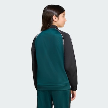 ADIDAS ORIGINALS Sweatjacke 'Adicolor' in Grün