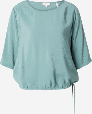 s.Oliver Blouse in Blauw: voorkant